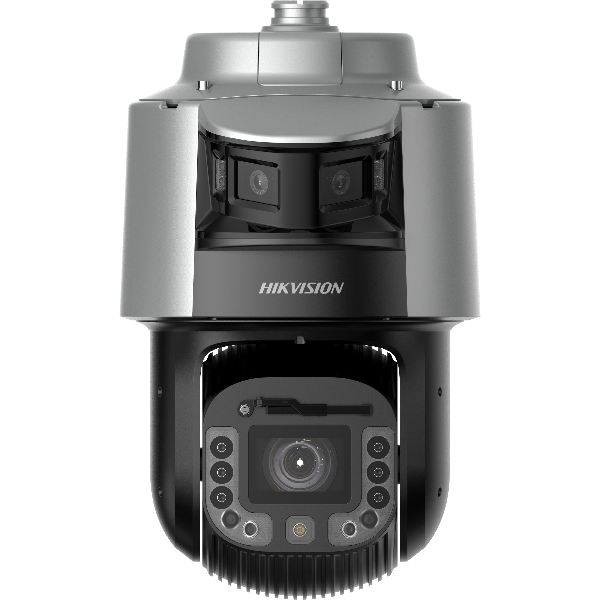 Hikvision DS-2SF8C425MXG1-ELWY/26 TandemVu panorāmas PTZ IP kamera, 6 MP + 4 MP, 25× optiskā tālummaiņa, DarkFighter 2.0, IR 300 m, IP67, IK10