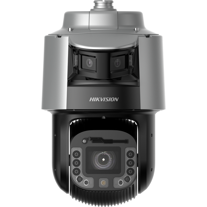 Hikvision DS-2SF8C425MXG1-ELWY/26 TandemVu panorāmas PTZ IP kamera, 6 MP + 4 MP, 25× optiskā tālummaiņa, DarkFighter 2.0, IR 300 m, IP67, IK10