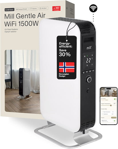 Mill Gentle Air WiFi eļļas radiators OIL1500WIFI3, 1500 W