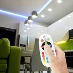 LED-värviribade kontroller 6A 72W, 24 nuppu, V-TAC, puldiga