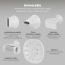 AENO Profesionālais matu fēns HD5W apvieno modernu AI tehnoloģiju ar daudzfunkcionālu vadību, balts