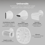 AENO Professional Hair Dryer HD5W ühendab täiustatud AI-tehnoloogia multifunktsionaalse juhtimisega, valge