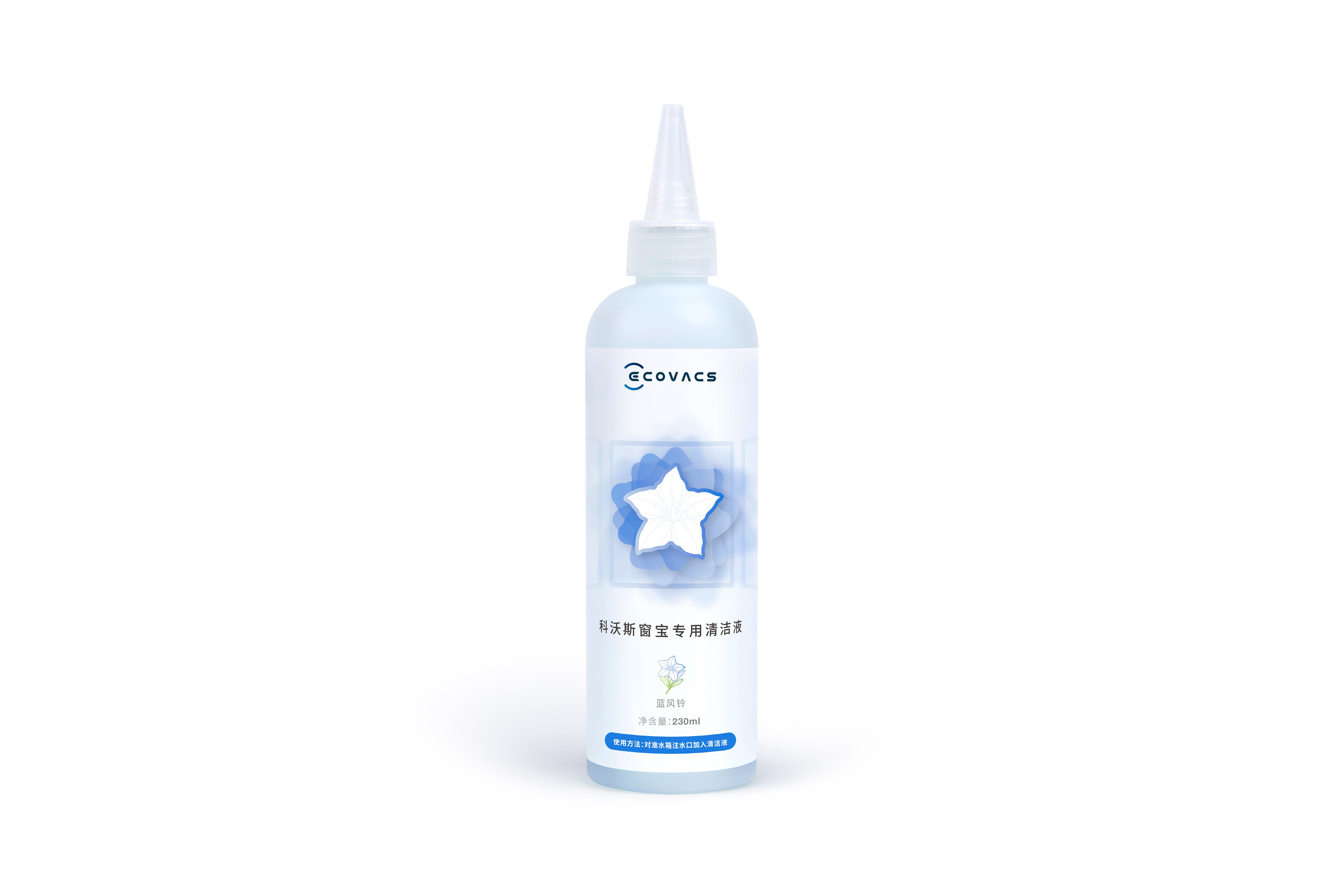 Ecovacs WINBOT logu tīrīšanas šķīdums W-SO01-0004, 230 ml