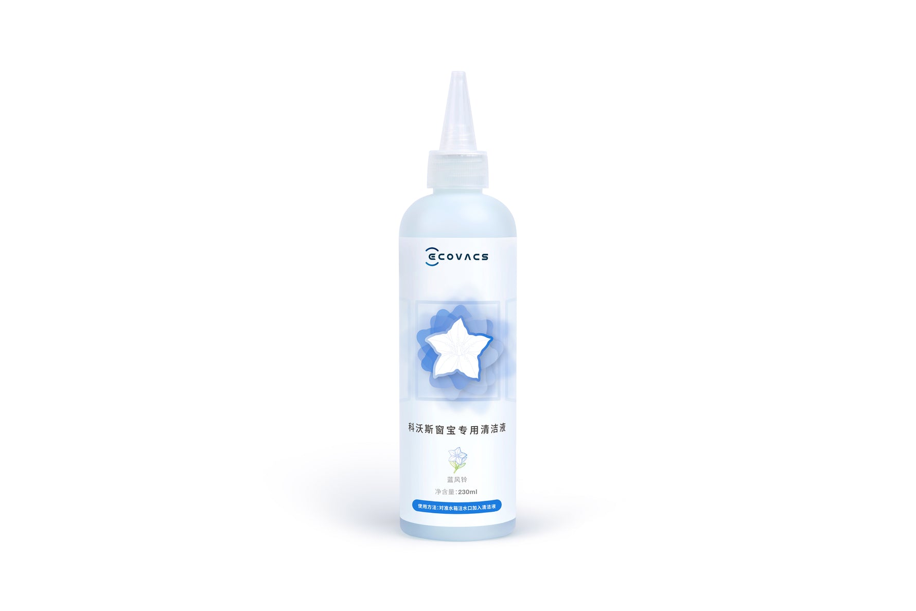 Ecovacs WINBOT logu tīrīšanas šķīdums W-SO01-0004, 230 ml