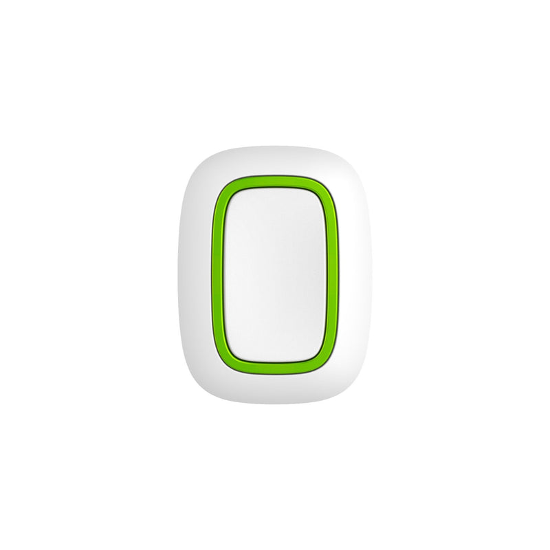 Bezvadu trauksmes poga Ajax Button IP55 Balta