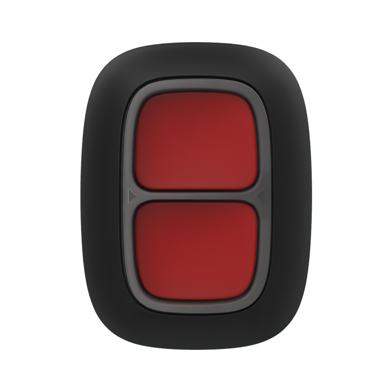 Беспроводная тревожная кнопка AJAX, - двусторонняя связь, IP55, черный