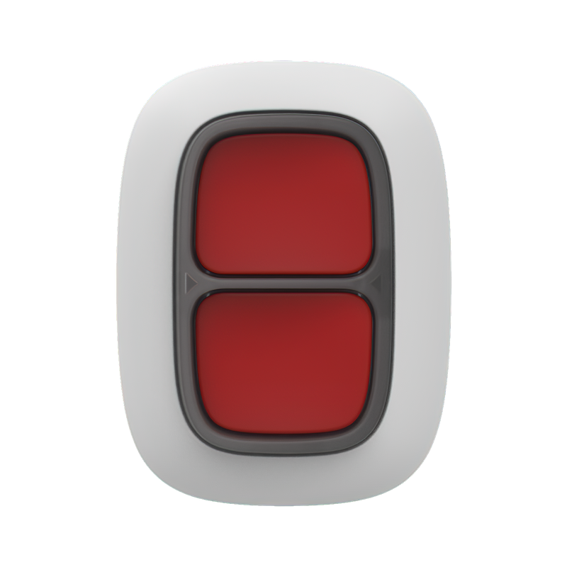 Беспроводная тревожная кнопка AJAX, - двусторонняя связь, IP55, белый