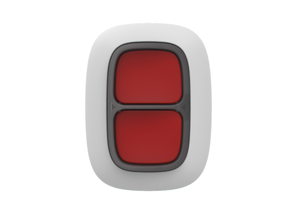 AJAX Wireless alarm button, - Two-way communication, IP55, white