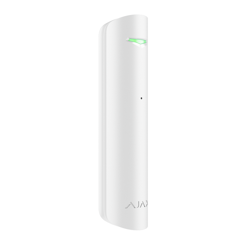 AJAX GlassProtect Bezvadu stikla plīšanas detektors - 9m", balts