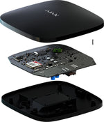 AJAX Bezvadu kontroles panelis - Ethernet/Wi-Fi, 2x SIM 2G/3G, Videonovērošana , melns