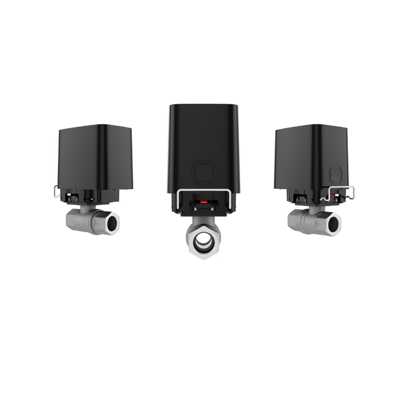 Ajax WaterStop [3/4] (8EU), nutikas veesulgur, juhtmevaba juhtimisega, mootoriga kuuliklapp, mis sulgeb lekke korral automaatselt vee, juhitav Ajaxi rakenduse kaudu, võimalik automatiseerimise stsenaariumid, 3/4" ühendus. Must