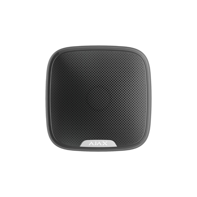 AJAX Беспроводная сирена наружной безопасности StreetSiren Black
