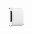 AJAX Беспроводной наружный двусторонний извещатель шторного типа DualCurtain Outdoor для установки на фасаде дома в белом цвете