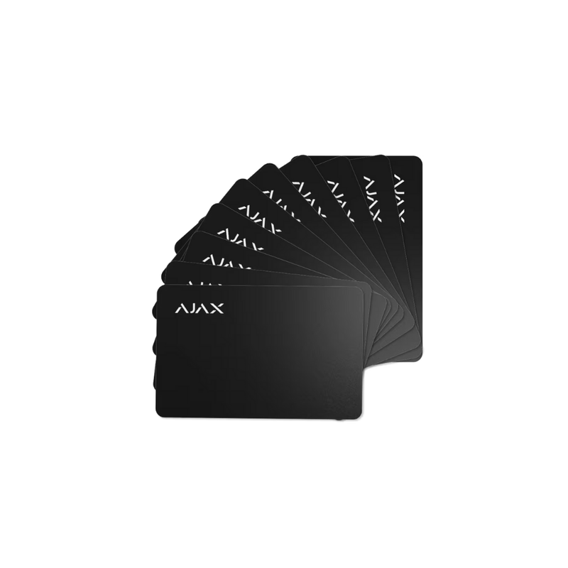 Bezkontakta karte priekš KeyPad Plus (10gab) melna