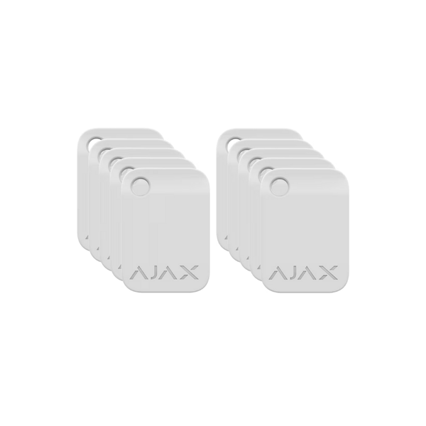 Ajax Tag Contactless key fob for KeyPad Plus (10pcs) white