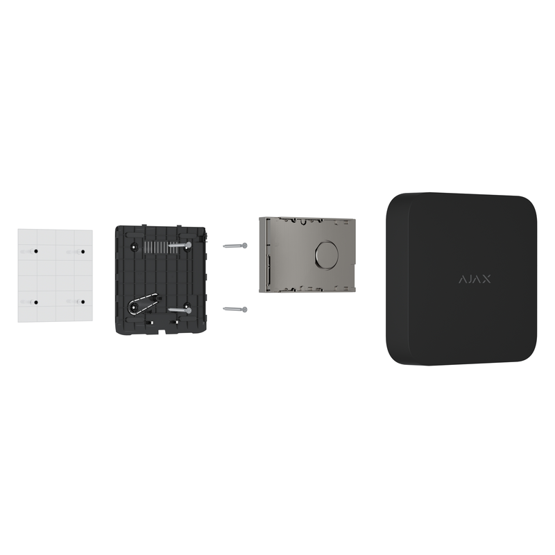 Ajax NVR (8 kanāli) (8EU) ASP, Melns