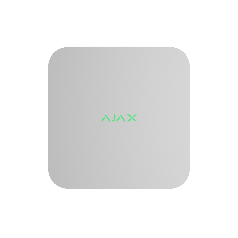 Videoieraksta iekārta NVR Ajax NVR 16-ch 1xHDD slots līdz 16TB H.265 4K Balta