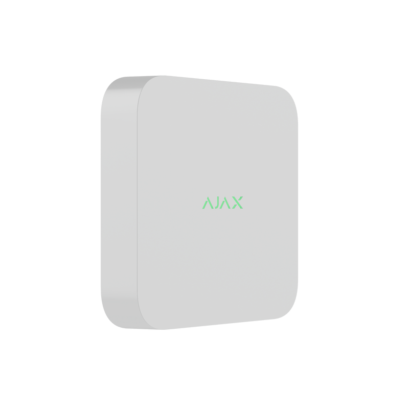 Videoieraksta iekārta NVR Ajax NVR 16-ch 1xHDD slots līdz 16TB H.265 4K Balta