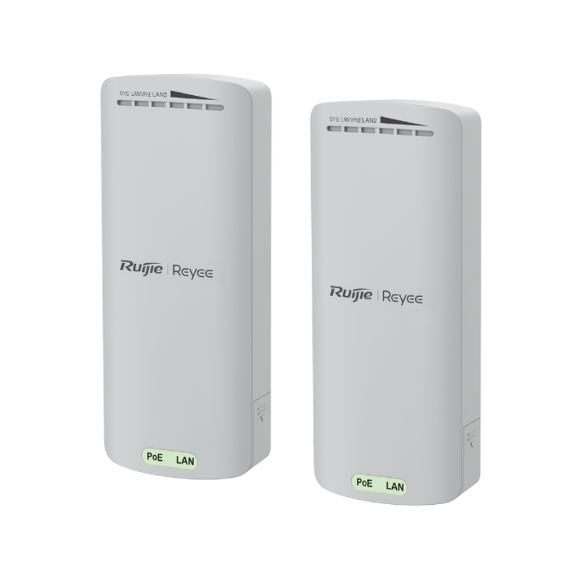 Ruijie Reyee Āra bezvadu tīkla tiltu komplekts 2,4 GHz, 300 Mbit/s, līdz 500 m, IP55, RG-EST100-E