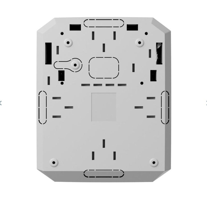 AJAX Hub BP Беспроводная панель управления с питанием от аккумулятора. Поддерживает проверку фотографий. Совместим, Поддерживает проверку фотографий. Совместимость с двумя SIM-картами (2G/3G/LTE). Белый