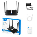 Cudy LT500 4G LTE maršrutētājs ar Nano SIM, divjoslu AC1200 Wi-Fi 5, četrām Ethernet pieslēgvietām un Mesh atbalstu