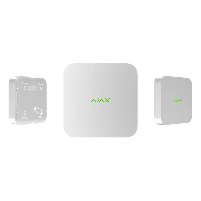 Ajax NVR HAC 8-ch tīkla videoierakstītājs 4K H.265 16TB balts