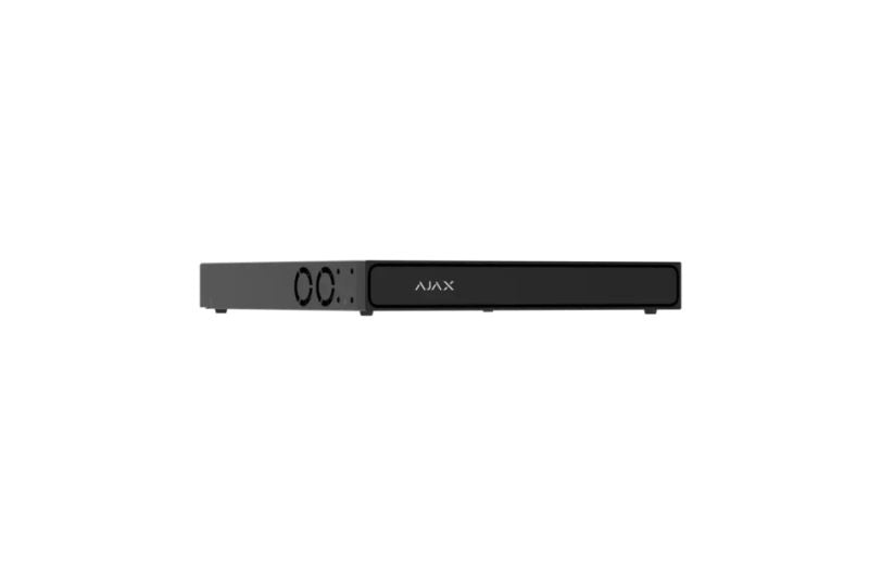 Ajax NVR H2DAC 8 kanālu tīkla videoierakstītājs, 4K HDMI, 2xHDD, melns