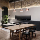 Hanging lamp frame, metal plafond, D230, "Rose gold" series, V-TAC