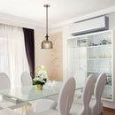 Iekarams spuldžu ietvars, stikla, dzintara krāsas plafons, D145, ''Amber Glass", V-TAC