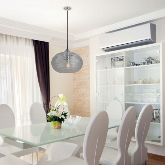 Sokkel E27 lambipesa, must läbipaistev klaas, D330, V-TAC