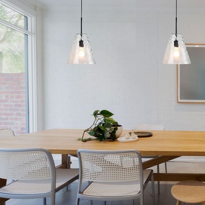 Hanging lamp frame, glass dome, D270, V-TAC