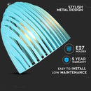 Metallist lambipesa E27 soklile, sinine, V-TAC