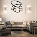 80W (5925Lm) LED iekarams gaismeklis ar 3 riņķiem, V-TAC, dimmējams, silti balta gaisma 3000K