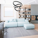 80W (5925Lm) LED iekarams gaismeklis ar 3 riņķiem, V-TAC, dimmējams, silti balta gaisma 3000K