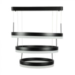 80W (5925Lm) LED iekarams gaismeklis ar 3 riņķiem, V-TAC, dimmējams, silti balta gaisma 3000K