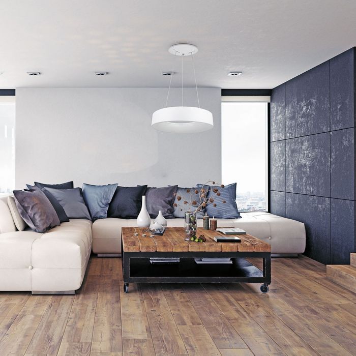 30W (2250Lm) LED hanging light, round, dimmable, V-TAC, warm white light 3000K