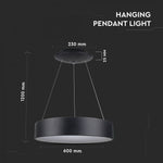30W (2250Lm) LED rippvalgusti, ümmargune, timmitav, V-TAC, soe valge valgus 3000K