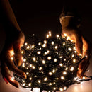 Светодиодная рождественская гирлянда Теплый белый 15 метров с 300 светодиодами. IP44