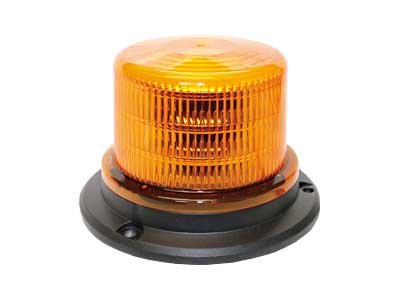 10-30V LED Beacon, ø144x96mm, amber, screw mounting, LEDs: 24xSMD, IP67
