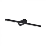 10W LED-spegelarmatur, V-TAC, IP20, svart, varmvitt ljus 3000K
