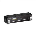 10W LED-spegelarmatur, V-TAC, IP20, svart, varmvitt ljus 3000K