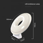 4W(550Lm) LED gaismeklis, V-TAC, IP20, savietojams ar AMAZON ALEXA & GOOGLE HOME, RGB+WW+CW