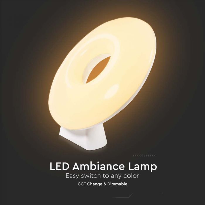 4W(550Lm) LED luminaire, V-TAC, IP20, compatible with AMAZON ALEXA & GOOGLE HOME, RGB+WWW+CW