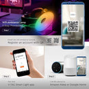 4W (550Lm) LED-valgusti, V-TAC, IP20, ühildub AMAZON ALEXA & GOOGLE HOME, RGB+WWWW+CW