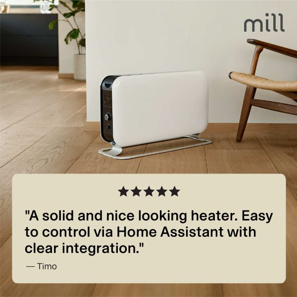 Mill CO1500MAXWIFI3 WiFi konvekcijas sildītājs, 1500 W, balts