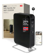 Mill | Масляный радиатор Wi-Fi GEN3 | OIL2000WIFI3 | Масляный радиатор | 2000 Вт | 3 режима | черный