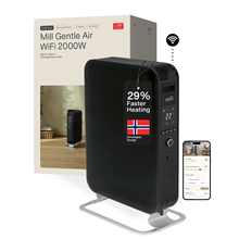 Mill | Масляный радиатор Wi-Fi GEN3 | OIL2000WIFI3 | Масляный радиатор | 2000 Вт | 3 режима | черный