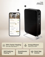 Mill | Масляный радиатор Wi-Fi GEN3 | OIL2000WIFI3 | Масляный радиатор | 2000 Вт | 3 режима | черный