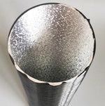 300cm Siltā gaisa caurule 75mm dīzeļa krāsniņām 5kW / 8kW, melna (Vevor un līdzīgiem dīzeļsildītājiem)