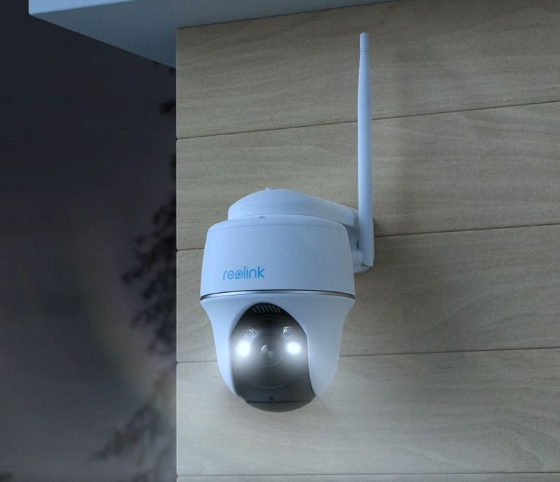 Argus PT Viedā 2K 4MP Panoramic 360-degree video camera with human and machine recognition on battery. 5GHz, 2.4GHz Wi-Fi. Two-way Audio. Infrared night lighting